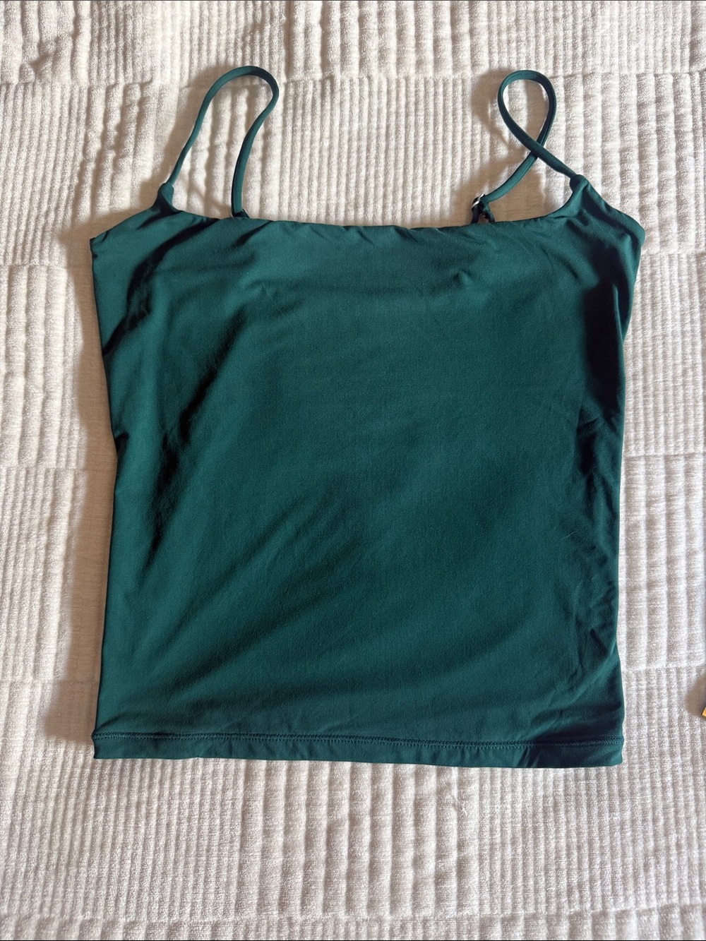Womenās Forest Green Spaghetti Strap Camisole